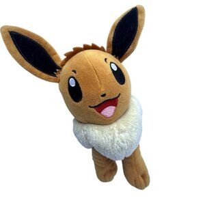 WCT Pokemon Eevee 8” Standing Plush Stuffed Animal 2018